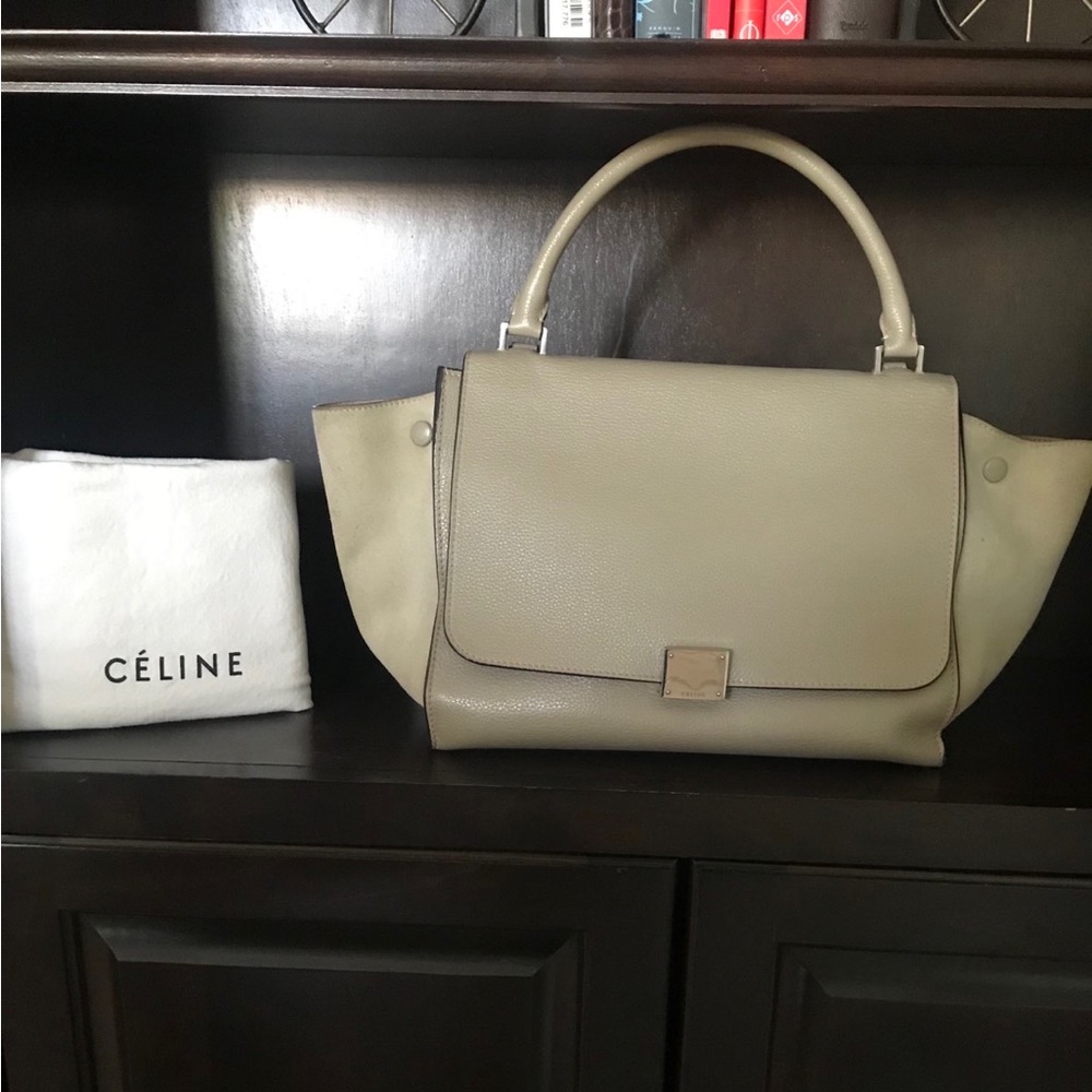 Celine Trapeze Bag Suede